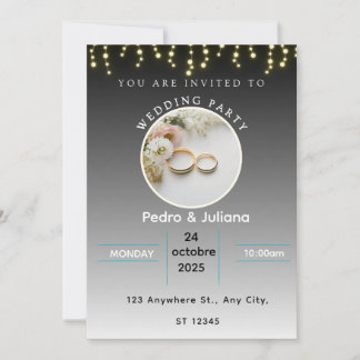 Festiva Tarjeta boda