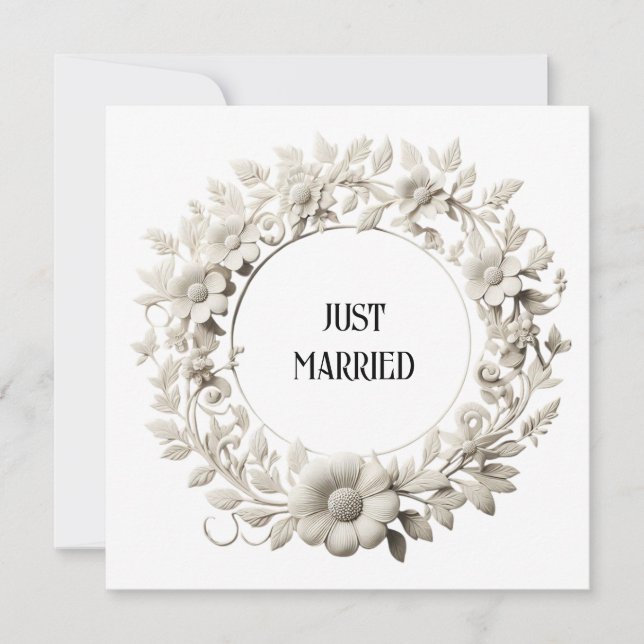 Festiva tarjeta boda (Anverso)