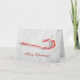 Festiva Tarjeta Candy Cane para navidades de Janz