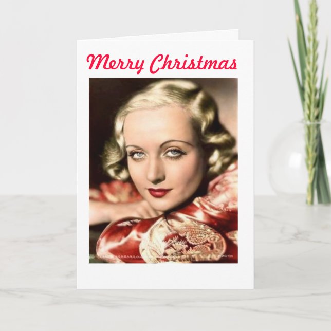 Festiva Tarjeta Carole para navidades (Anverso)
