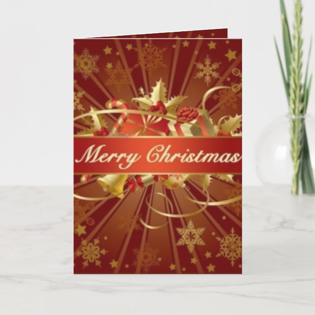 Festiva Tarjeta Christma (Anverso)
