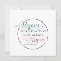 Tarjeta con verso bíblico