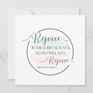 Festiva Tarjeta con verso bíblico