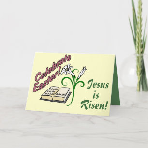 Festiva Tarjeta cristiana de Pascua
