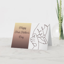 Festiva Tarjeta cristiana del Día del Padre para nuevo pap