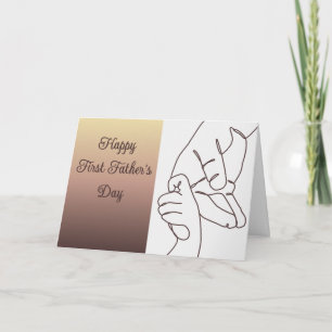 Festiva Tarjeta cristiana del Día del Padre para nuevo pap