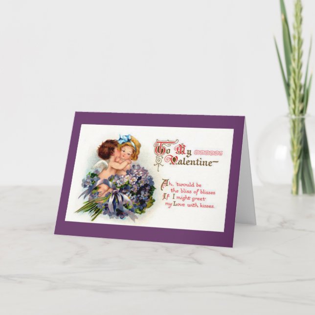 Festiva Tarjeta Cupid Kids (Anverso)