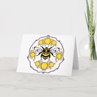 Festiva Tarjeta Cute Bumblebee
