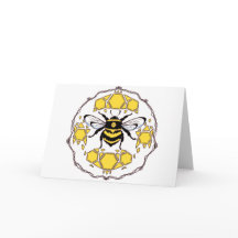 Tarjeta Cute Bumblebee