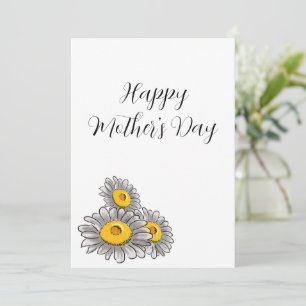 Festiva Tarjeta Daisy Flower Mother's Day Card