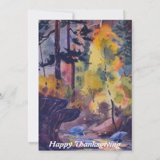 Festiva Tarjeta de Acción de Gracias