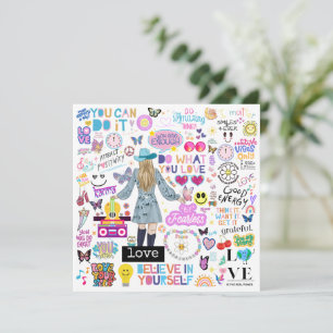 FESTIVA TARJETA DE AFFIRMATING O DESCARGA