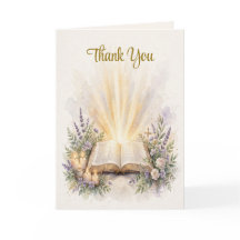 Tarjeta de agradecimiento de la Iglesia Cristiana