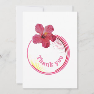 Festiva Tarjeta de agradecimiento de vacaciones planas