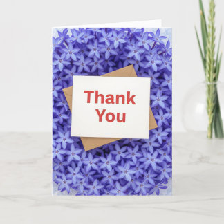 Festiva Tarjeta de agradecimiento, tarjeta de agradecimien