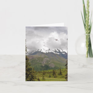 Festiva Tarjeta de Alaska esencial - 4" x 5.6"
