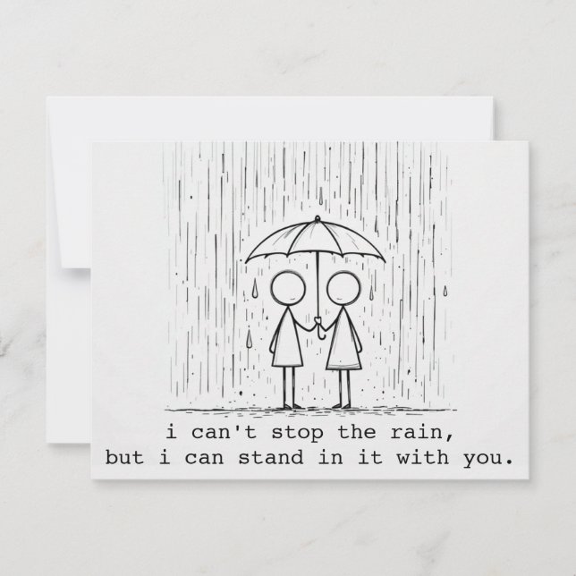 Festiva tarjeta de aliento | tarjeta para amigo que está p (Anverso)