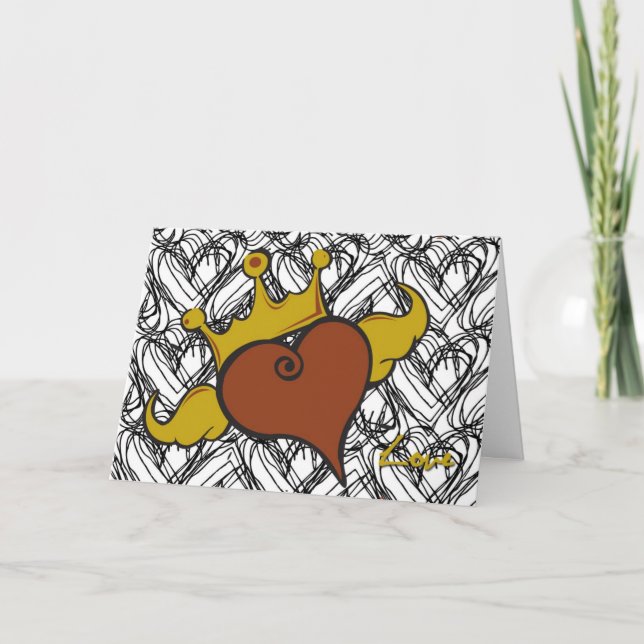 Festiva Tarjeta de amor (Anverso)