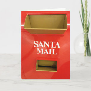 FESTIVA TARJETA DE AMOR A LOS NAVIDADES DEL BUZÓN DE SANTA