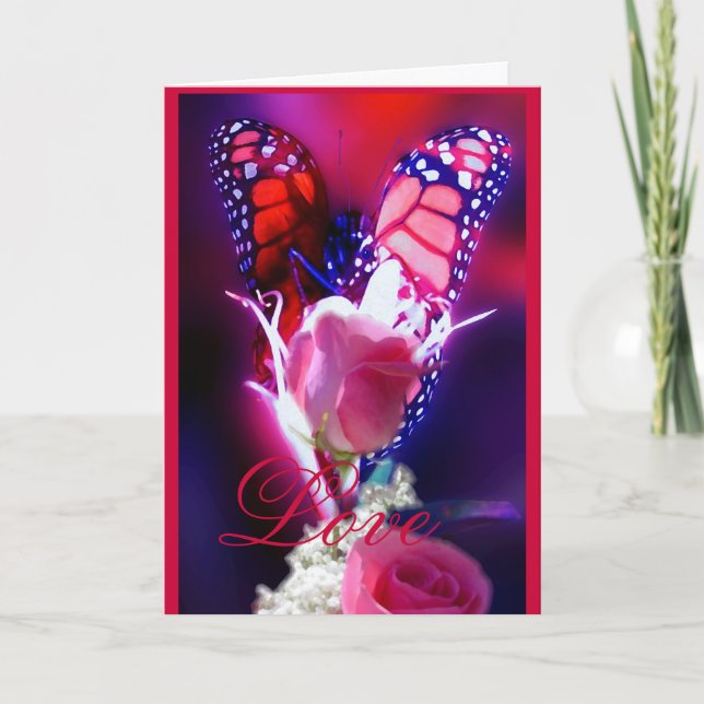 Festiva Tarjeta de amor de San Valentín (Anverso)