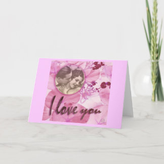 Festiva Tarjeta de amor de vintage #1