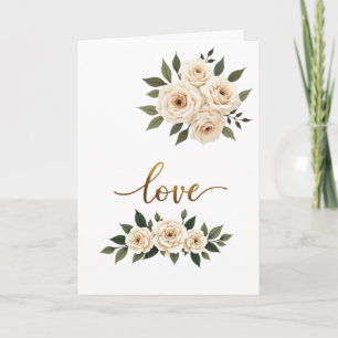 Festiva Tarjeta de amor del día de San Valentín