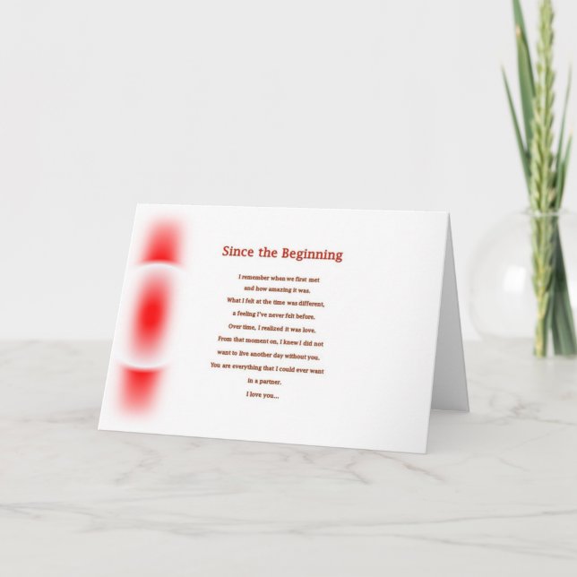 Festiva Tarjeta de amor/El día de San Valentín (Anverso)