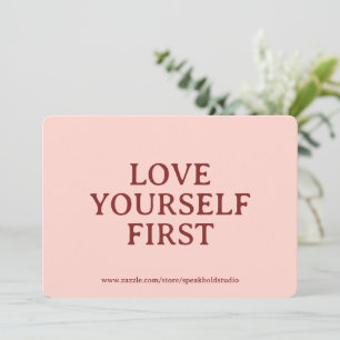 Festiva Tarjeta de Amor Propio Empoderante – Regalo Person