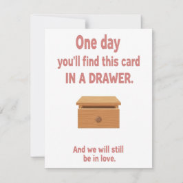 Festiva Tarjeta de amor romántico para parejas, regalo del