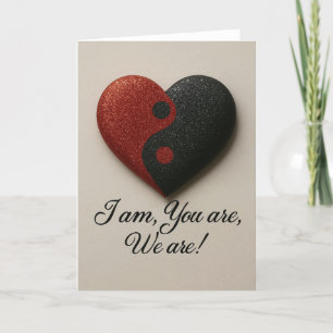Festiva Tarjeta de amor, tarjeta romántica, tarjeta de rom