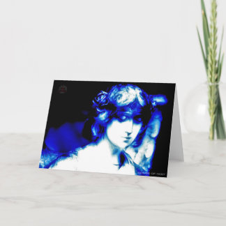 Festiva Tarjeta de Ángel Azul por HOUSEOFHOLY
