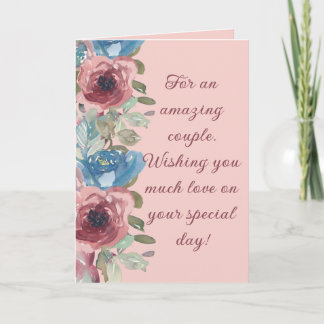 Festiva Tarjeta de aniversario de amor de una pareja