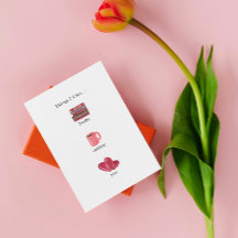 Tarjeta de aniversario de amor libresco