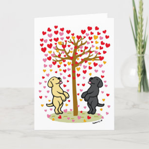 Festiva Tarjeta de Aniversario de la Ducha de los Corazone