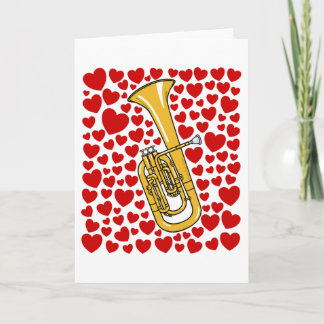 Festiva Tarjeta de aniversario de San Valentín de corazone