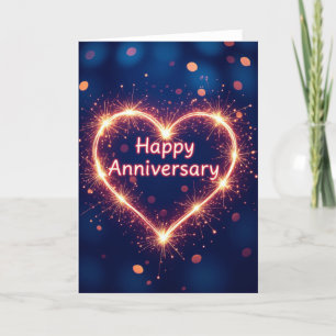 Festiva Tarjeta de aniversario, feliz aniversario,