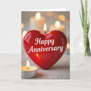Festiva Tarjeta de aniversario, feliz aniversario, boda ce