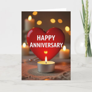 Festiva Tarjeta de aniversario, feliz aniversario, boda ce