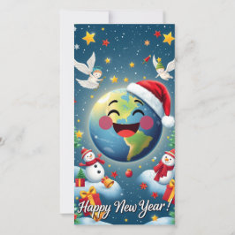 Festiva Tarjeta de Año Nuevo