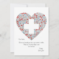 Tarjeta de Apreciación de Enfermeras del Corazón M