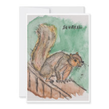 Tarjeta de ardilla