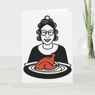 Festiva Tarjeta de arte de cocina