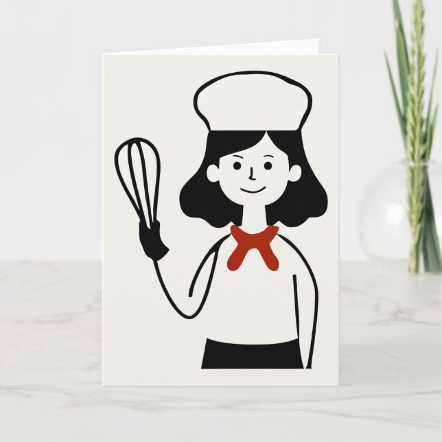Festiva Tarjeta de arte de cocina (Anverso)