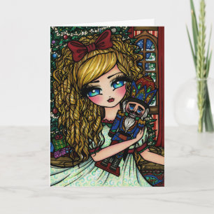 Festiva Tarjeta de arte de fantasía para Chicas de ballet