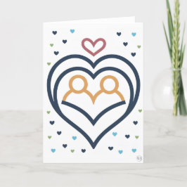 Festiva Tarjeta de Arte del Día de San Valentín