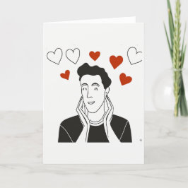 Festiva Tarjeta de arte del día de San Valentín