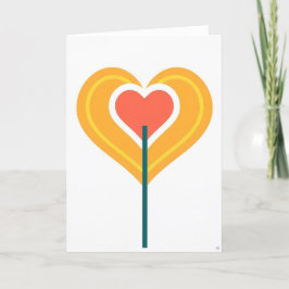 Festiva Tarjeta de arte del día de San Valentín