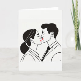 Festiva Tarjeta de Arte del Día de San Valentín