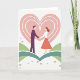 Festiva Tarjeta de arte del día de San Valentín