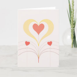 Festiva Tarjeta de Arte del Día de San Valentín